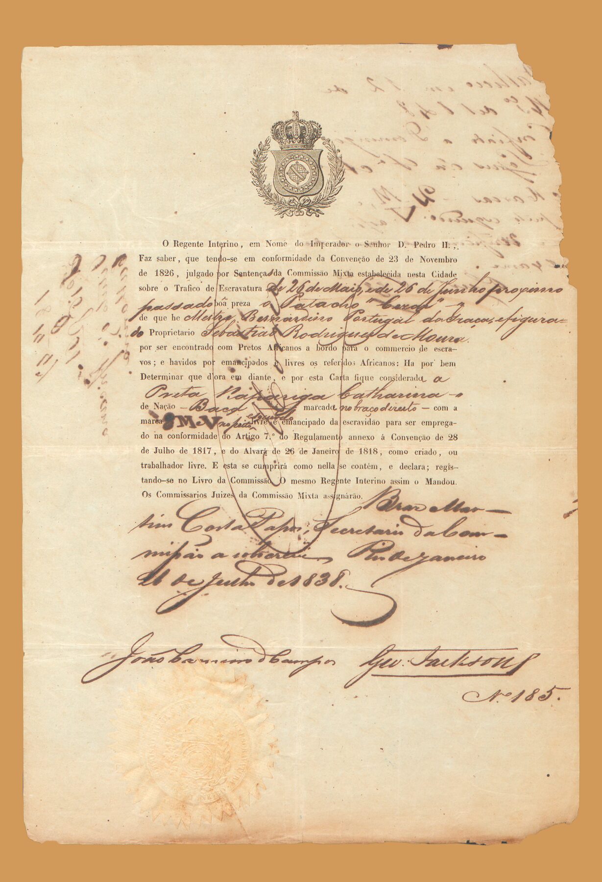 Carta de emancipação de Catharina