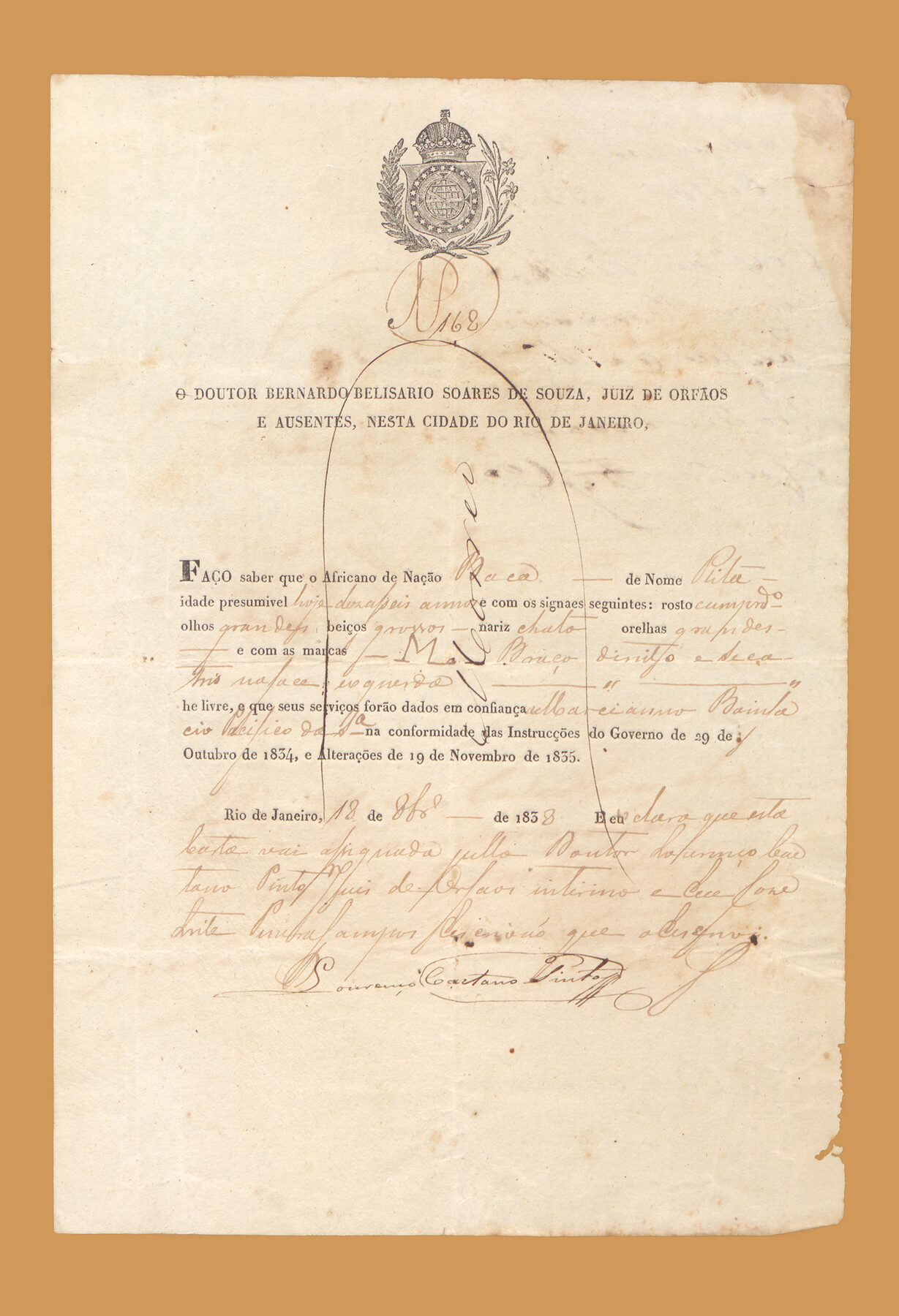 Carta de emancipação de Rita